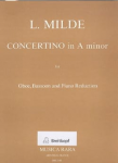 Concertino in A minor : for oboe, bassoon and piano reduction