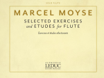 Selected exercices and etudes for flute