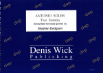 Two sonatas