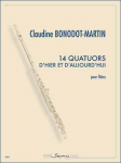 14 quatuors d'hier et d'aujourd'hui : pour flûtes vignette