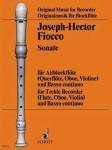 Sonate : für Altblockflöte (Querflöte, Oboe, Violine) und Basso continuo vignette