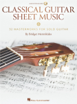 Classical guitar sheet music